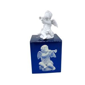 AVON Nativity Collectibles THE CHERUB Angel Porcelain Figurine Vintage 1989 Box